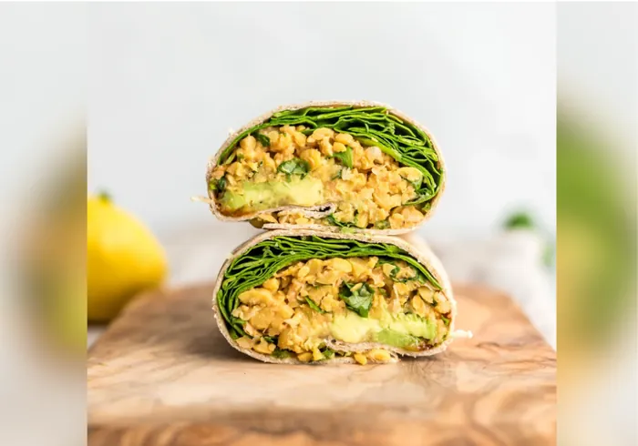 Chickpea & Avocado Wrap