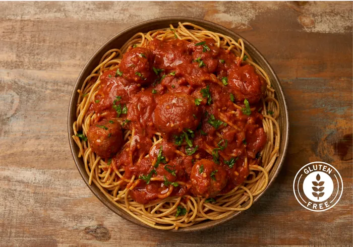 Whole Wheat Spaghetti with Vegan Meatballs